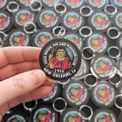 2" Single Sided Logo Keychains
