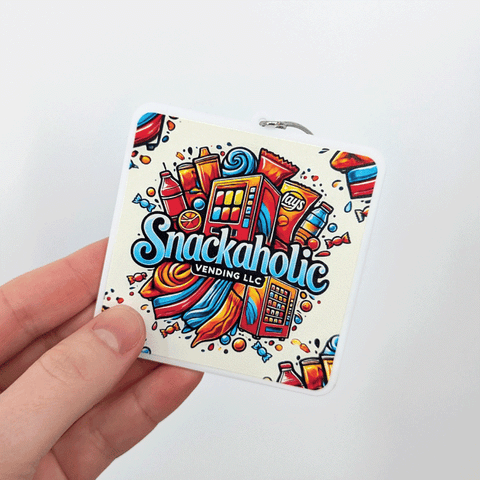 3" Single Sided Logo Keychains