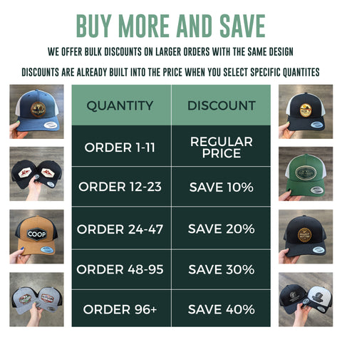 Logo Snapback Hats - 6 Panel