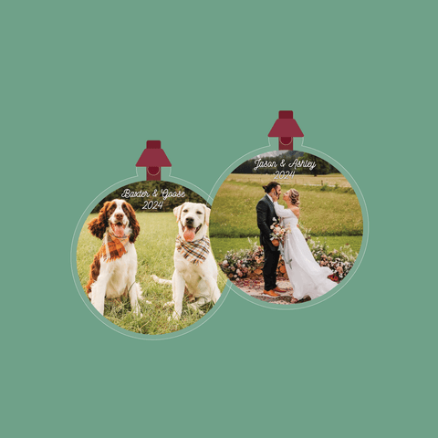 Double Sided Photo Ornament