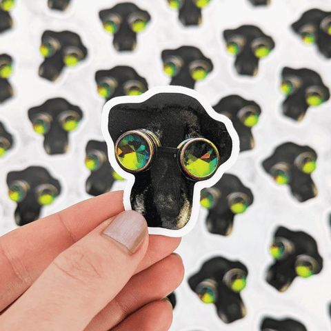 2" Die Cut Face Sticker