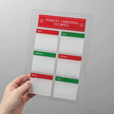 Holiday Game Board
