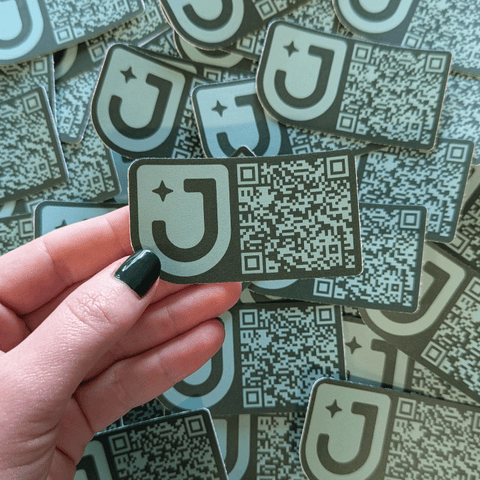 2" QR Code Stickers