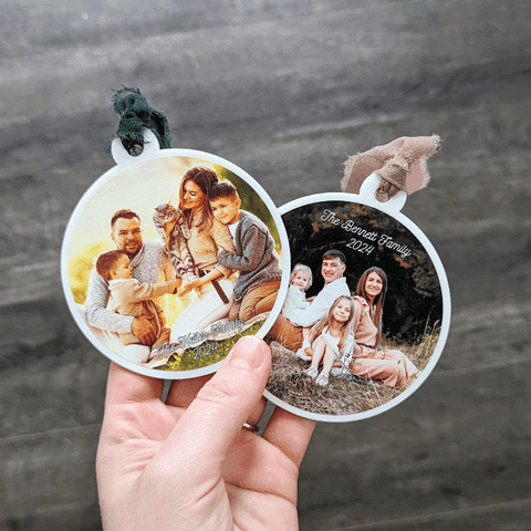 Single Sided Photo Ornament