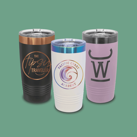 custom drinkware - 20oz tumblers with logos