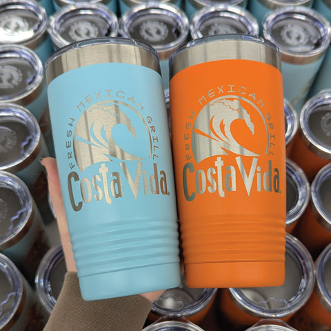 Engraved 20oz Standard Tumbler - Logo, One Side