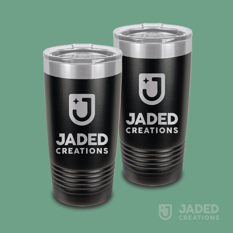 Engraved 20oz Standard Tumbler - Logo, Both Sides