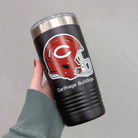 Printed 20oz Specialty Tumbler - Logo One Side, Text Other Side