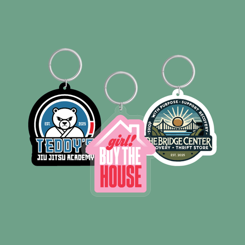 Custom Keychains - Single Sided