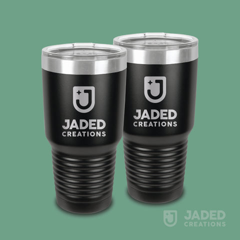 Engraved 30oz Standard Tumbler - Logo, Both Sides