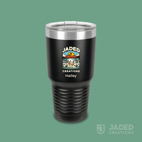 Printed 30oz Standard Tumbler - Logo+Text, One Side