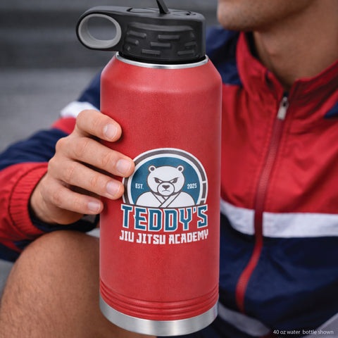 Printed Specialty 32oz Water Bottle - Logo One Side, Text Other Side