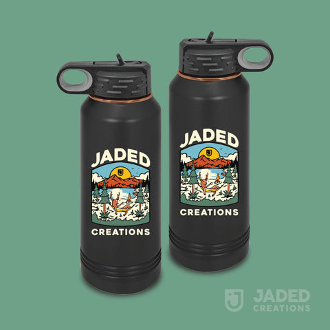 Printed Specialty 32oz Water Bottle - Logo, Both Sides
