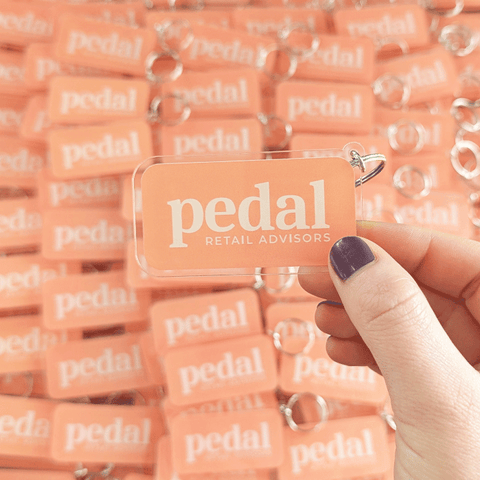 3" Double Sided Logo Keychains