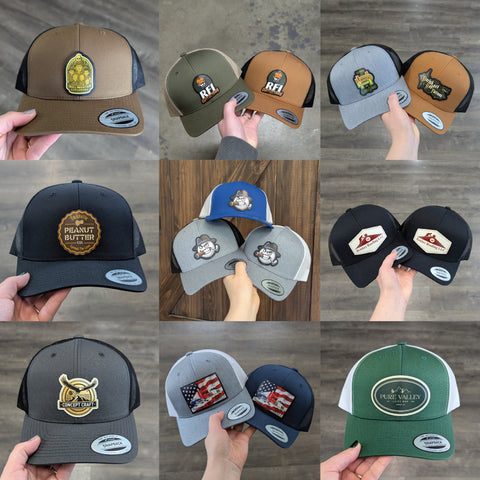 Logo Snapback Hats - 6 Panel