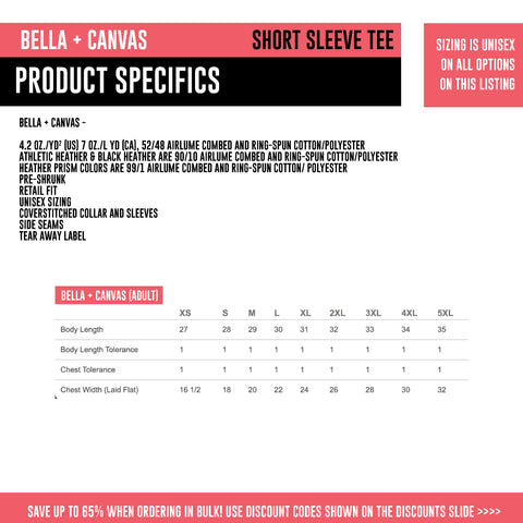 Bella Canvas Short Sleeve T-Shirt