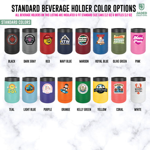 Custom Printed 12oz Can Cooler