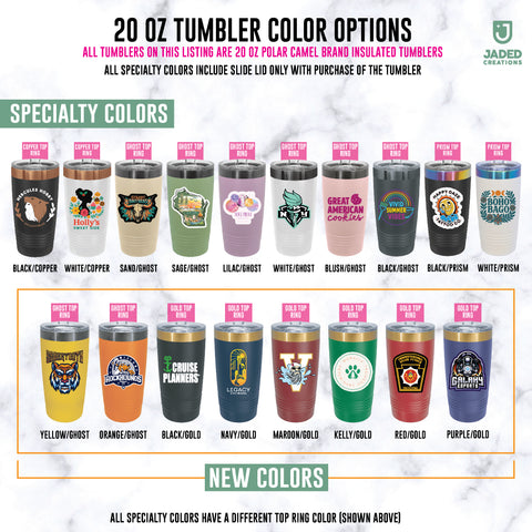 Custom Printed 20oz Tumbler