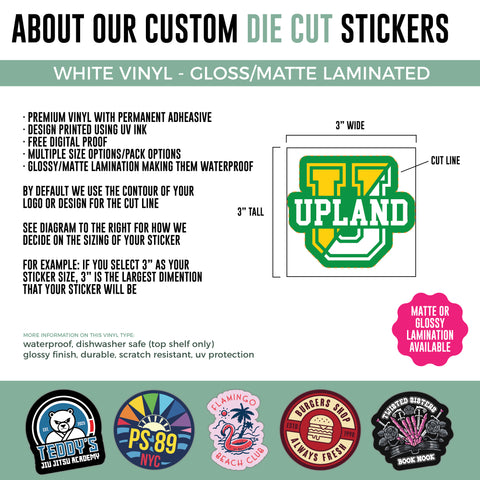 2" Die Cut Stickers
