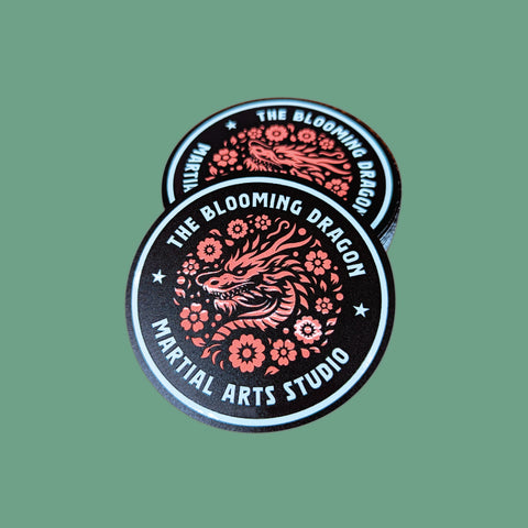 2" Die Cut Embossed Sticker