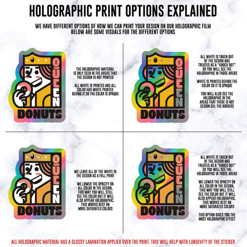 Custom Holographic Stickers