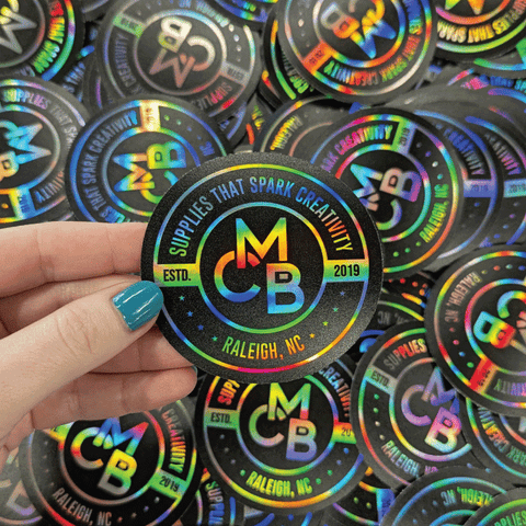 5" Die Cut Holographic Stickers