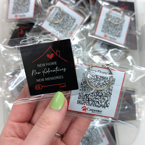 Custom Logo Keychains - Double Sided