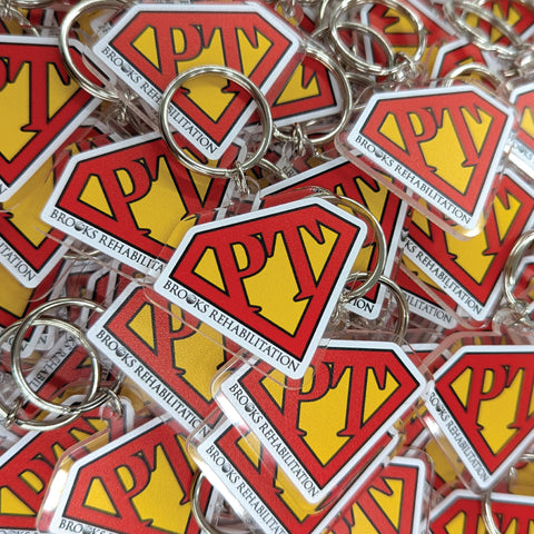 Custom Logo Keychains - Single Sided