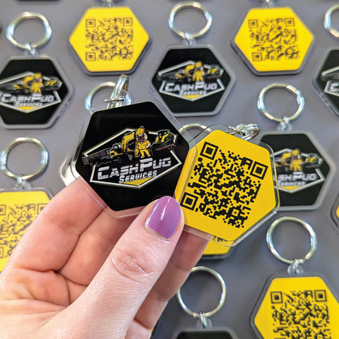 Custom Logo Keychains - Double Sided