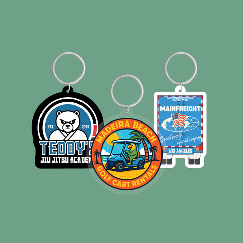 Custom Logo Keychains - Single Sided