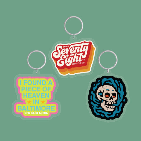 Custom Logo Keychains - Single Sided