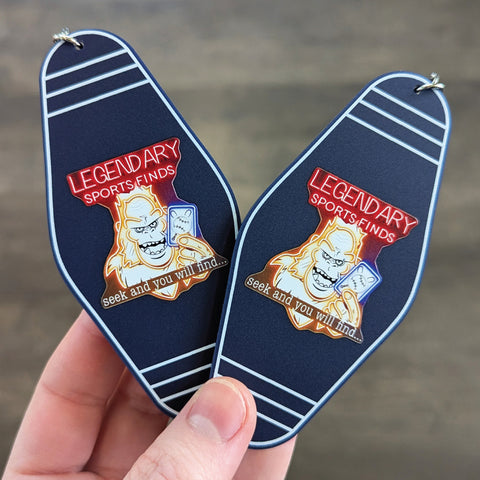 Custom Motel Logo Keychains