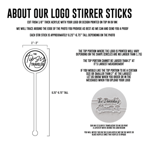 Logo Drink Stirrer
