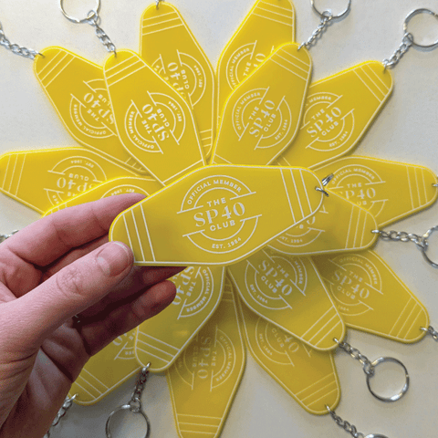 4" Logo Motel Keychains