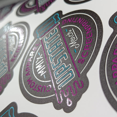 Custom Embossed Stickers