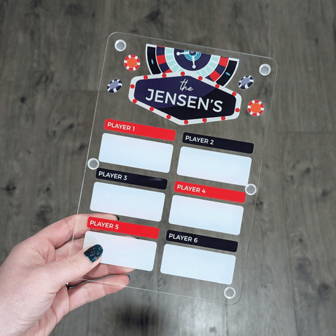 Poker Night Game Board
