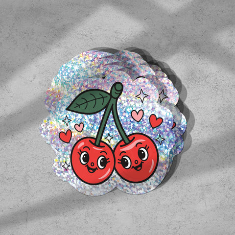 6" Sparkle Holographic Stickers