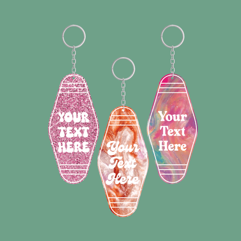 Custom Keychains - Motel Style