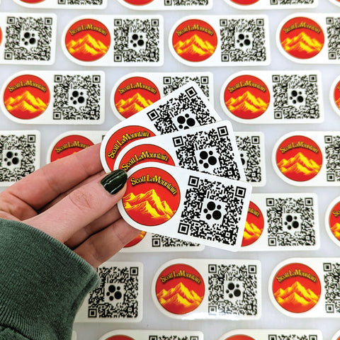 Custom QR Code Stickers