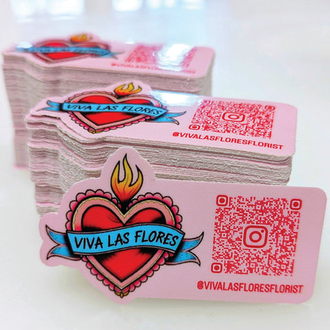Custom QR Code Stickers