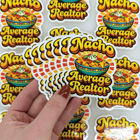 Custom Split Back Stickers
