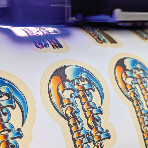 Custom Split Back Stickers