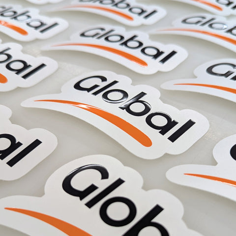 Custom Embossed Stickers
