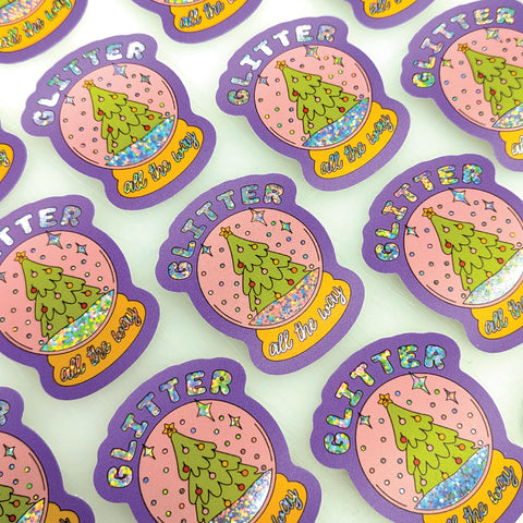 Custom Sparkle Holographic Stickers